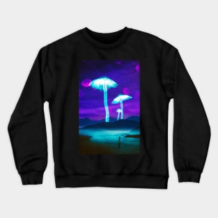 Glowy Shrooms Crewneck Sweatshirt